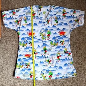 Looney Tunes Unisex Scrub Top